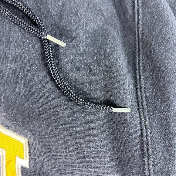 Y2K Steve & Barry's Michigan Wolverines Sweatshirt Extra Large Blue Faded Hoodie - Picture 5 of 16